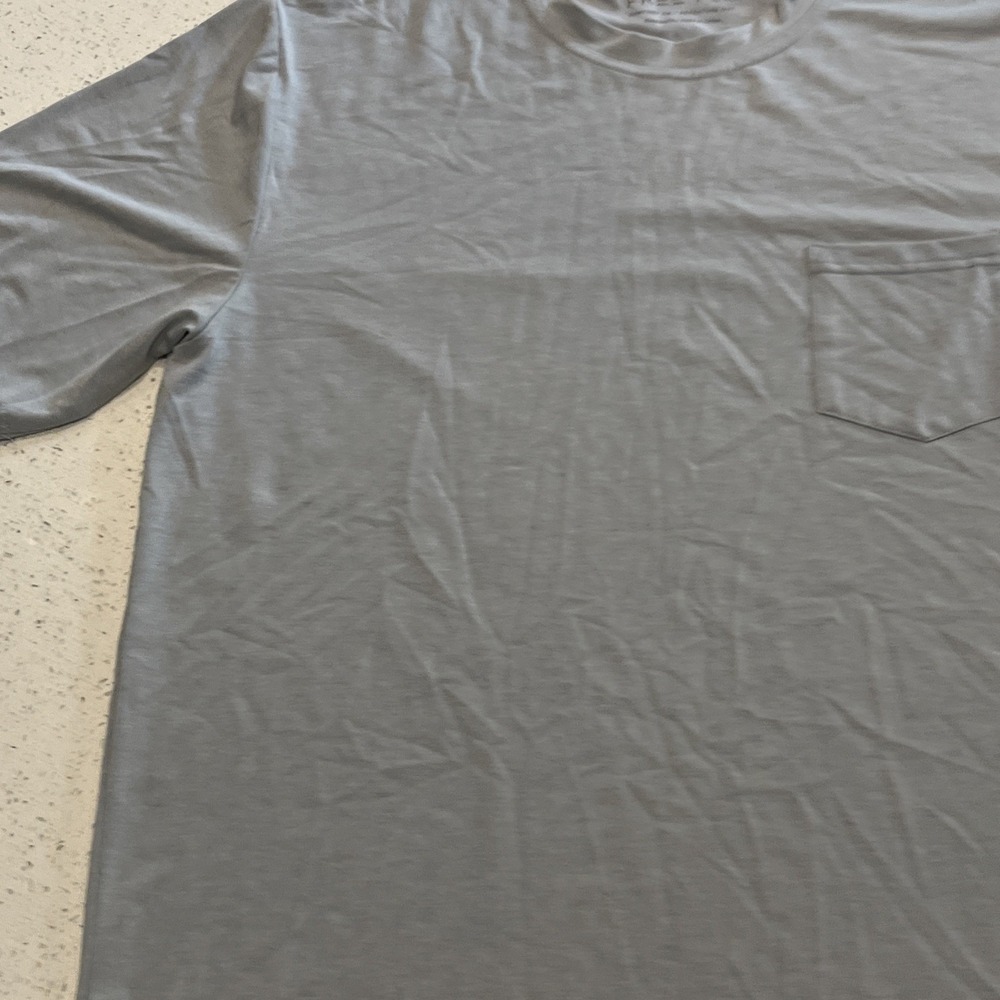 Free Fly Men's Gray Bamboo Flex Pocket T-Shirt - 2XL